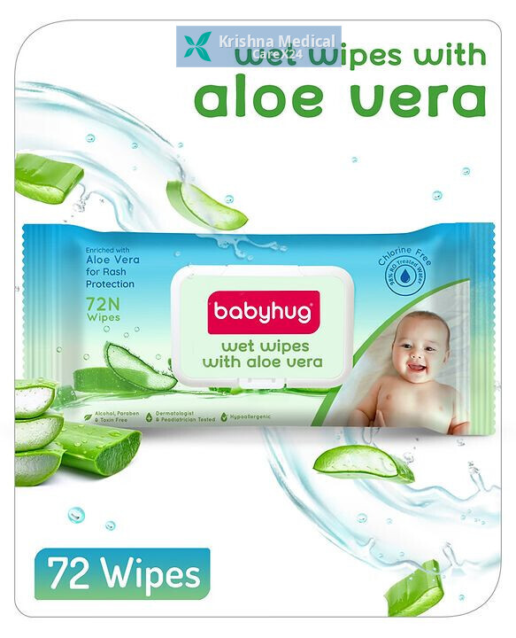 Babyhug Wet Wipes With Aloe Vera