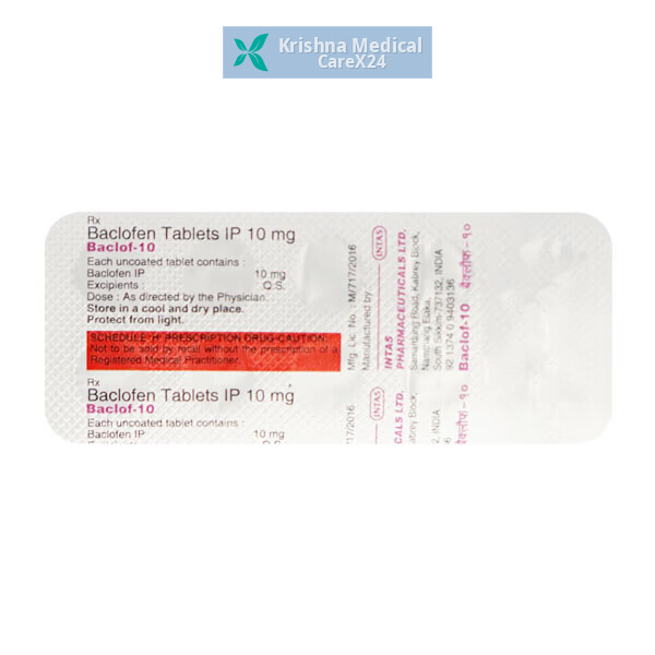 Baclof 10 Tablet