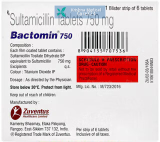 Bactomin 750 Tablet