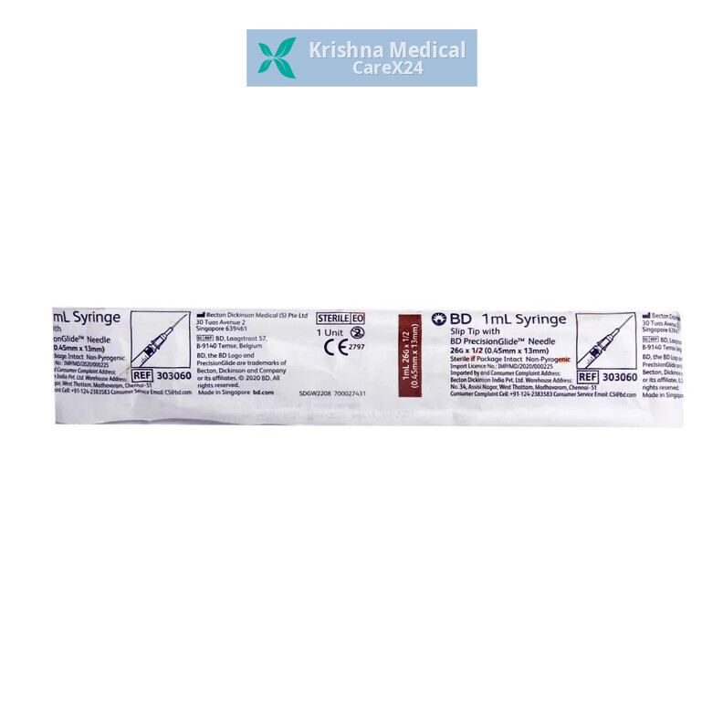 Bd 1 Ml Syringe26G Need 1Pic