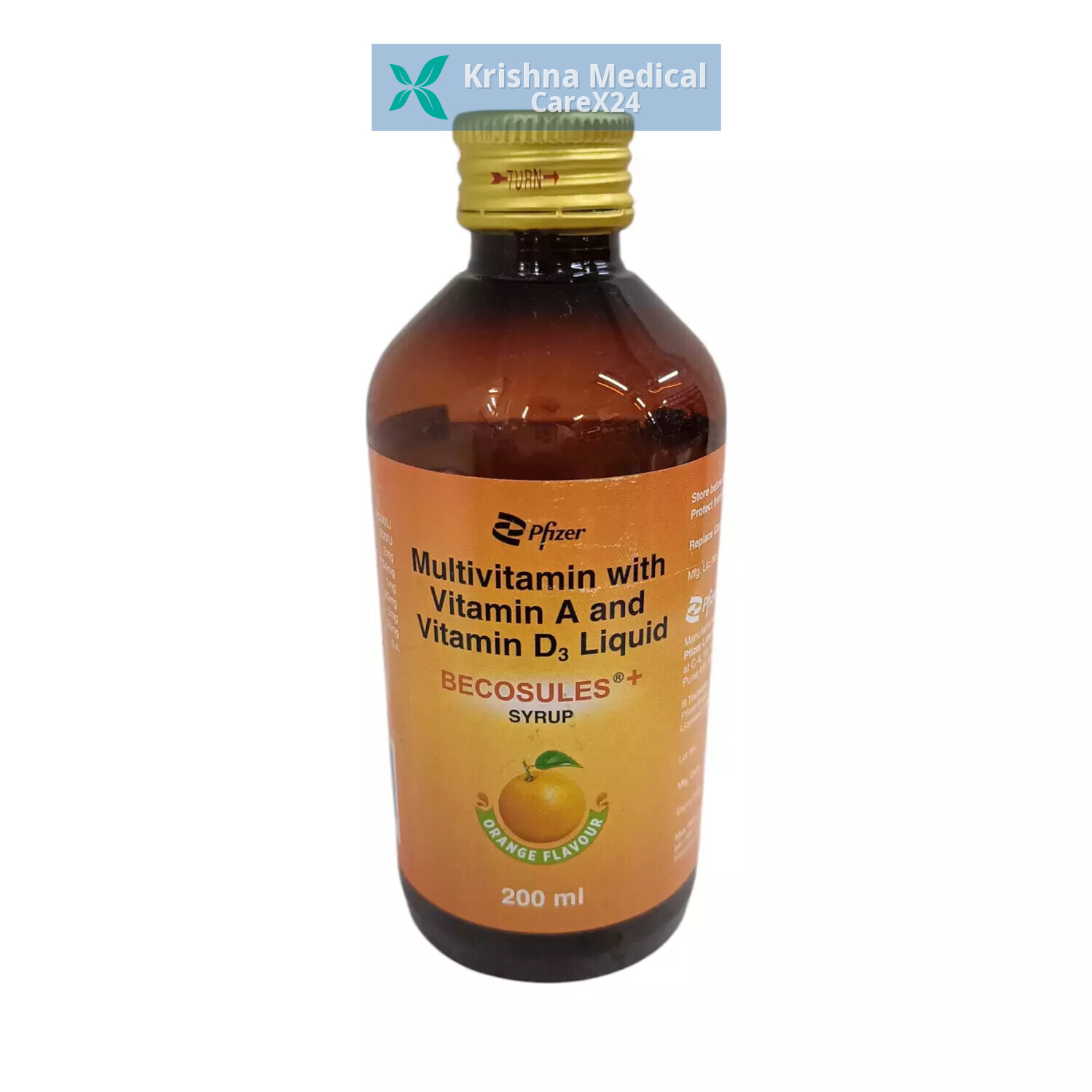 Becosules Plus Orange Syrup