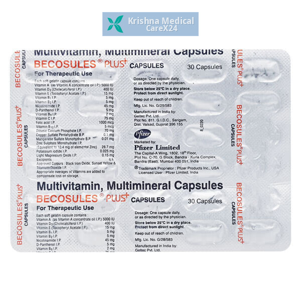 Becosules Plus Softgel Capsule