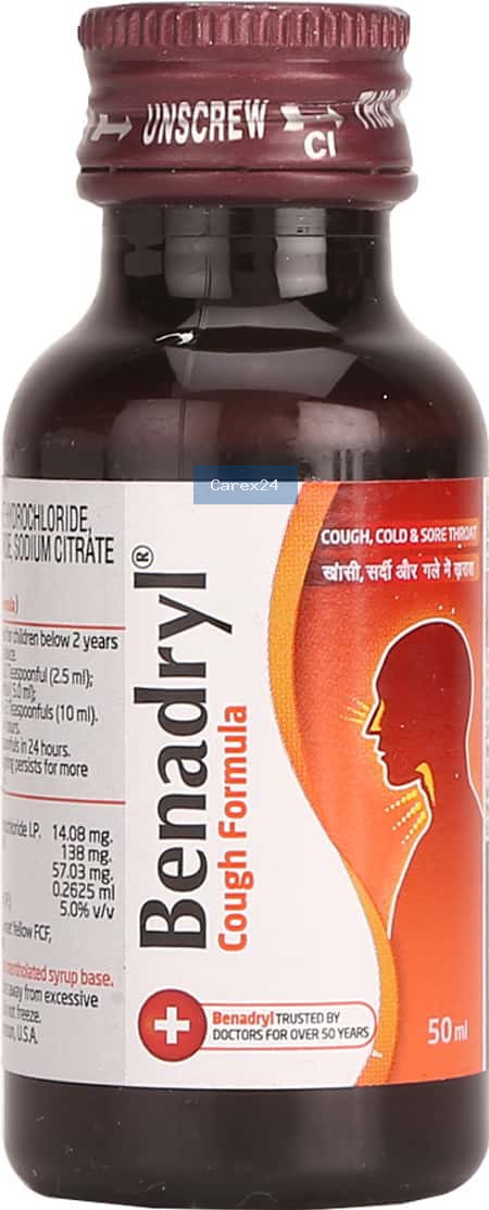 Benadryl Cough Formula Syrup