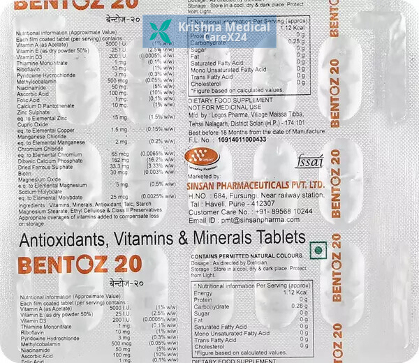 Bentoz 20 Tablet