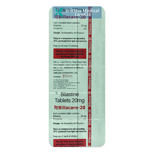 Billacare 20 Tablet