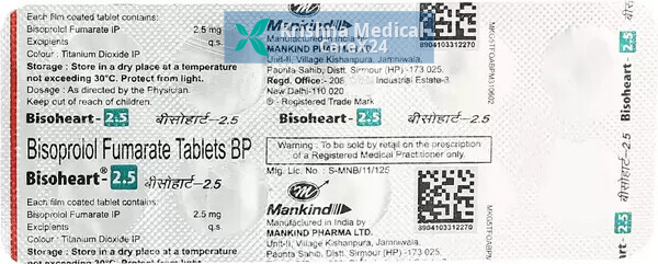 Bisoheart 2.5 Tablet