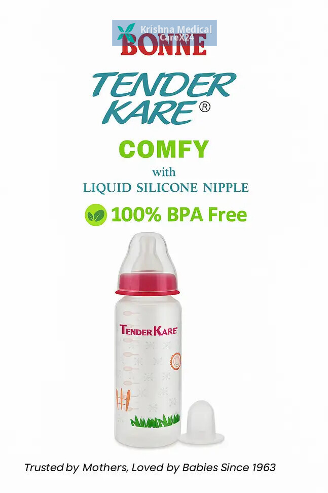 Bonne Tender Kare Comfy With Liquid Silicone Nipple