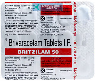 Britzilam 50 Tablet