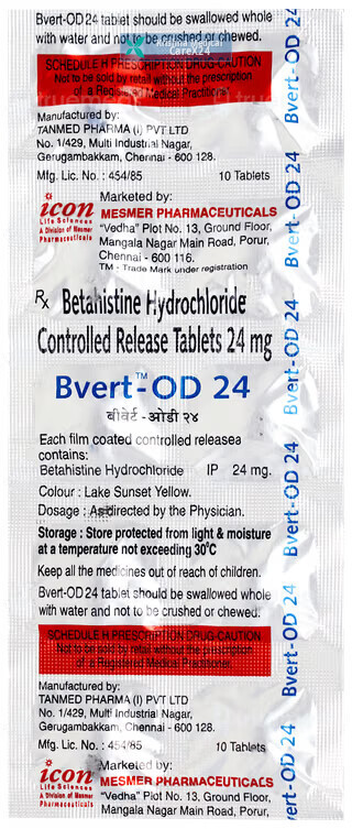 Bvert OD 24 Tablet