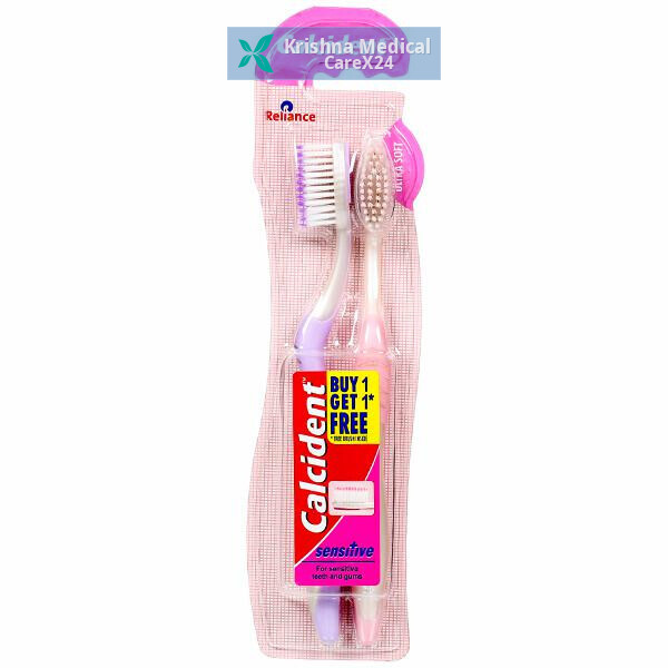 Calcident Sensitive Toothbrush (Free Toothbrush)