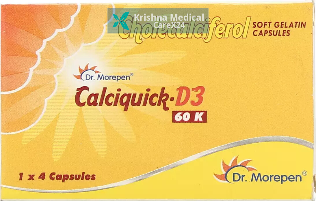 Calciquick D3 60K Softgel Capsule