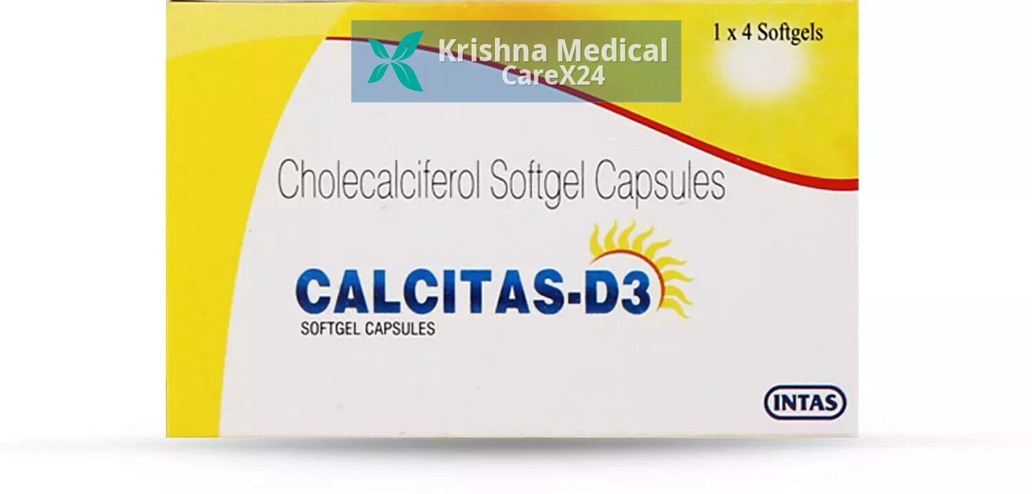 Calcitas D3 Softgel Capsule