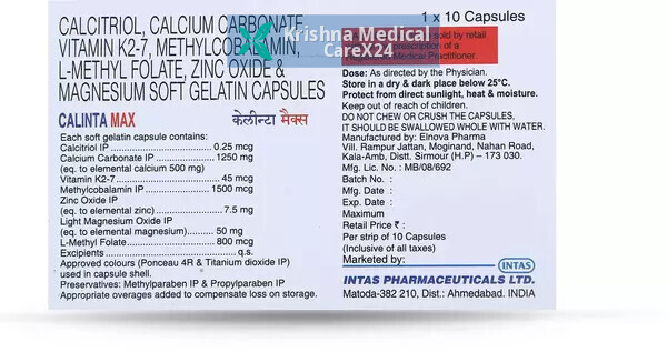 Calinta Max Soft Gelatin Capsule