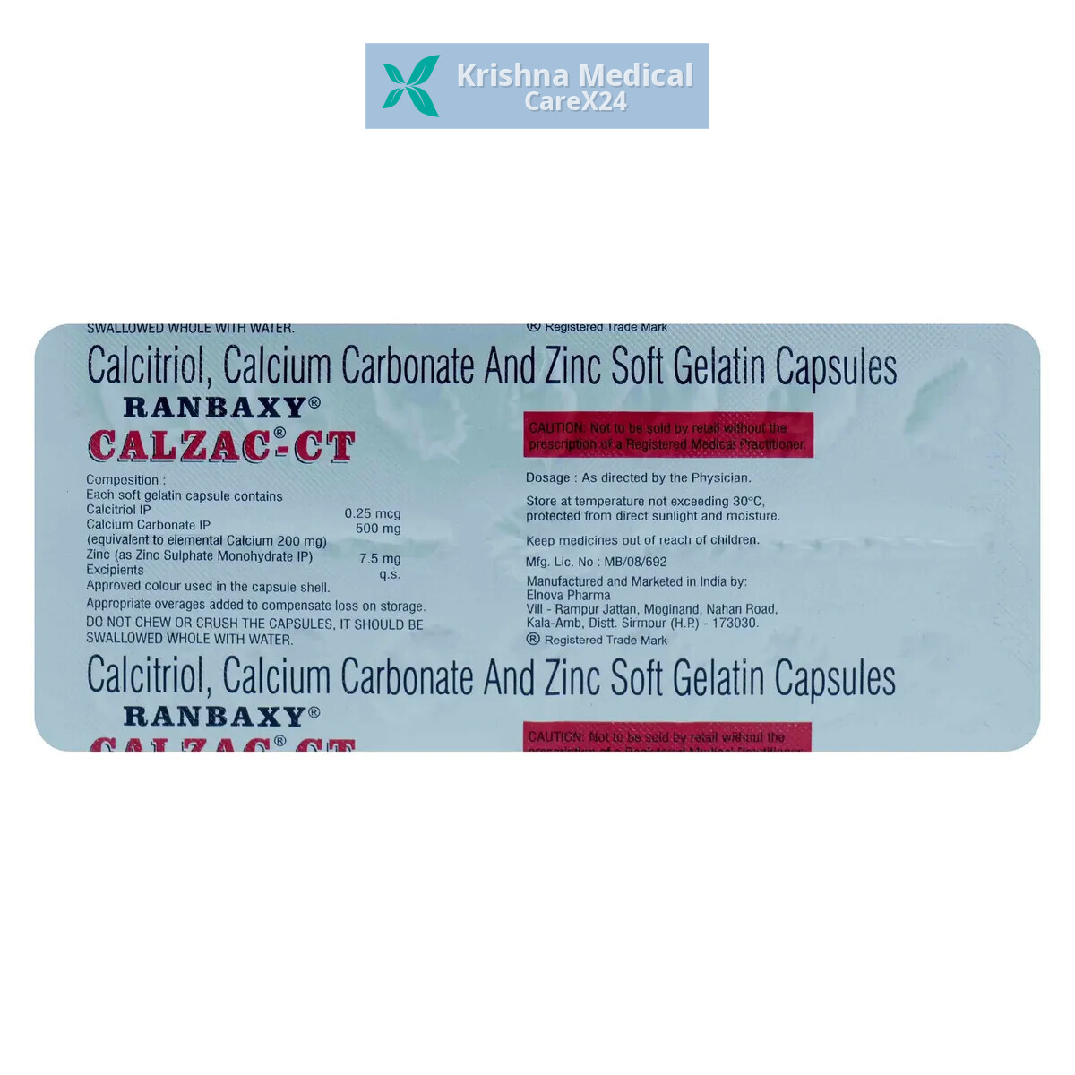 Calzac CT Softgel Capsule