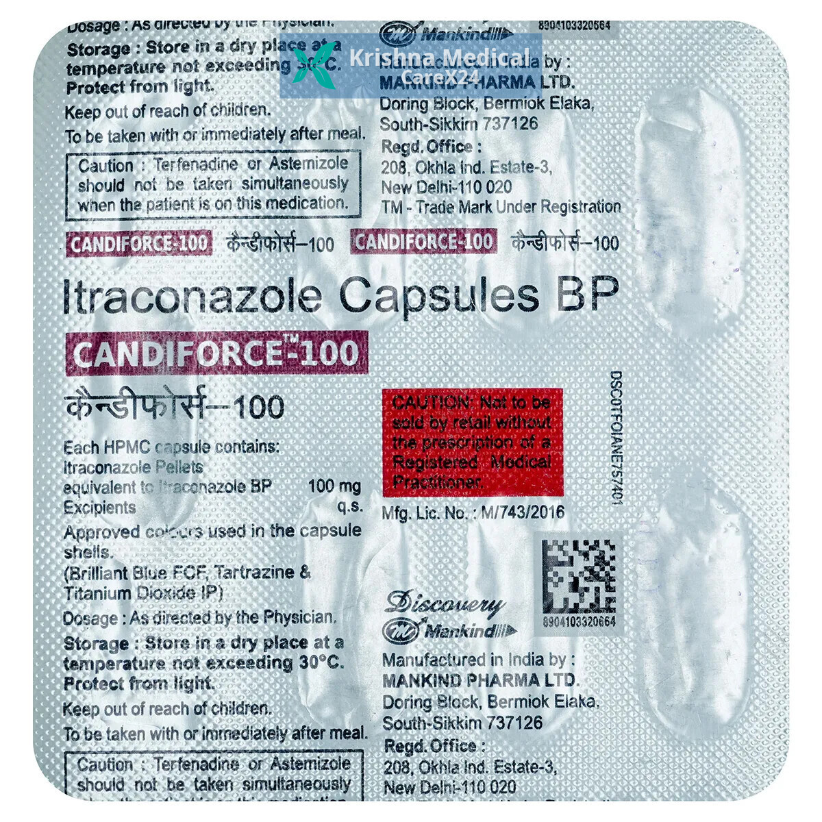 Candiforce 100 Capsule