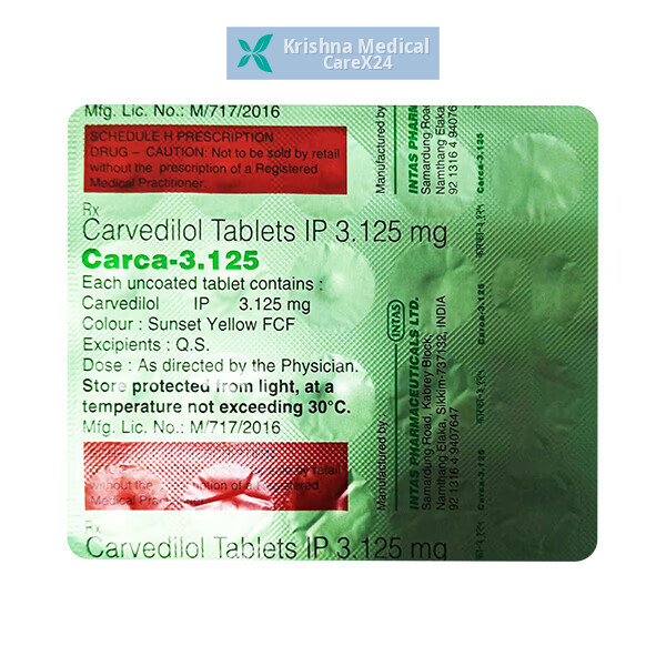 Carca 3.125 Tablet