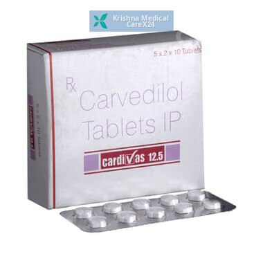Cardivas 12.5 Tablet