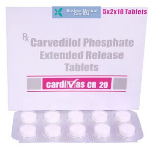 Cardivas CR 20 Tablet