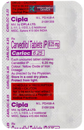 Carloc 6.25 Tablet