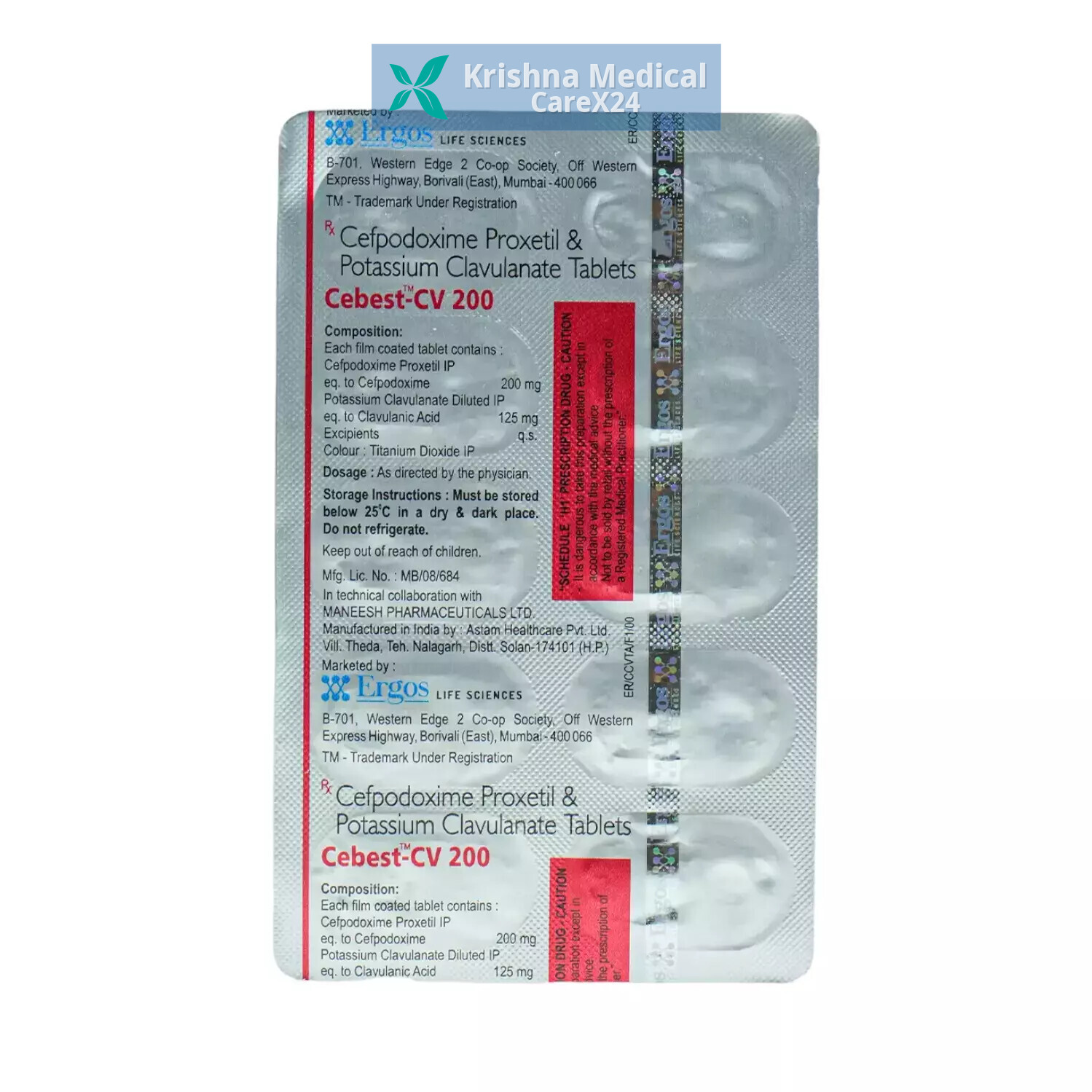 Cebest CV 200 Tablet