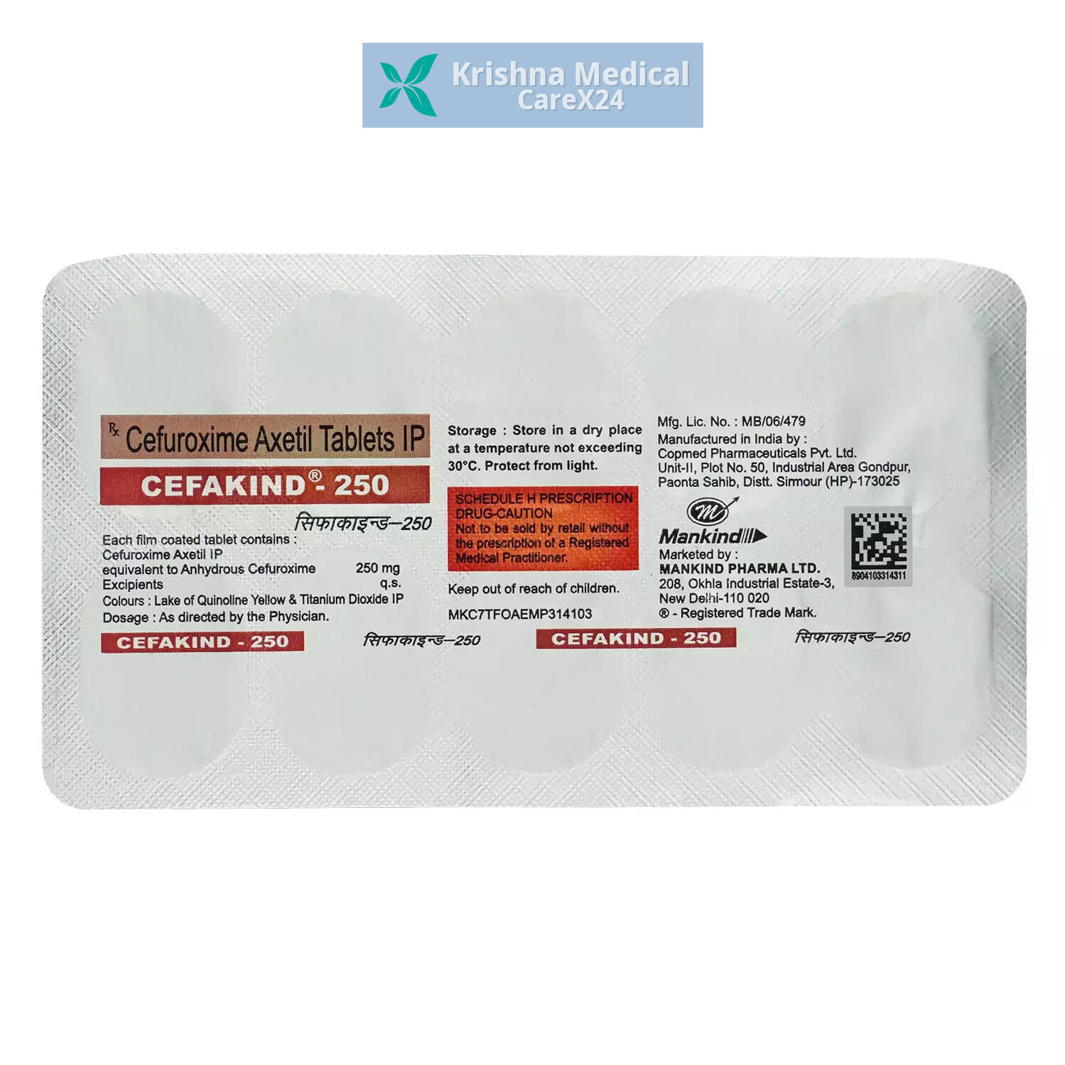 Cefakind 250 Tablet