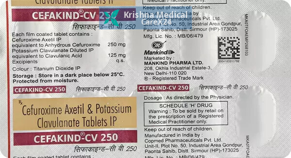 Cefakind CV 250 Tablet