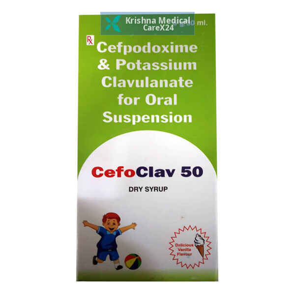 Cefoclav Vanilla 50 Dry Syrup