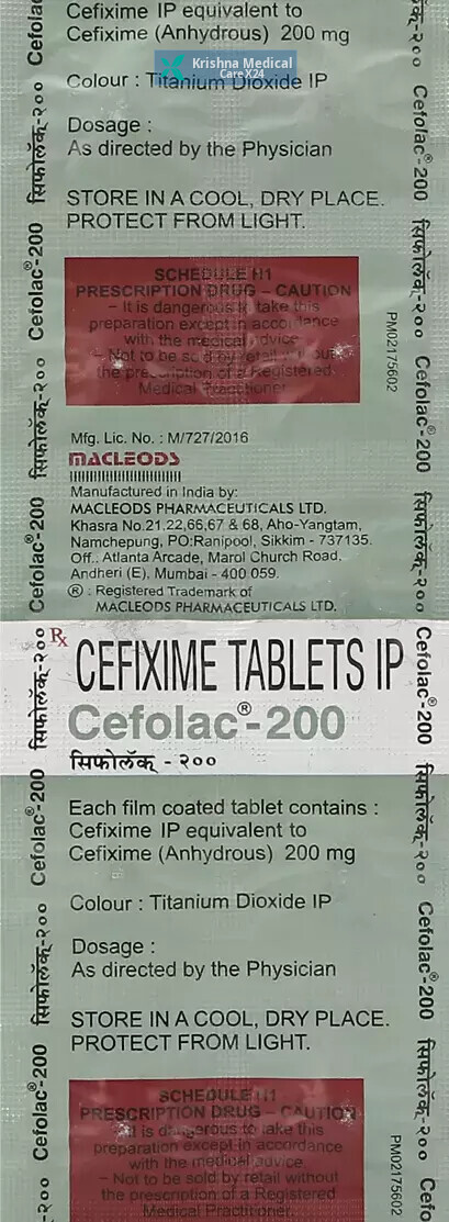 Cefolac 200 Tablet