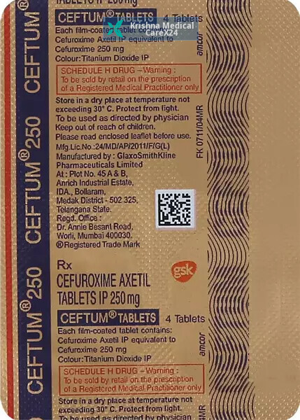 Ceftum 250 Tablet