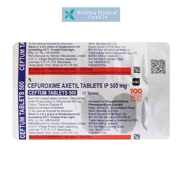 Ceftum 500 Tablet