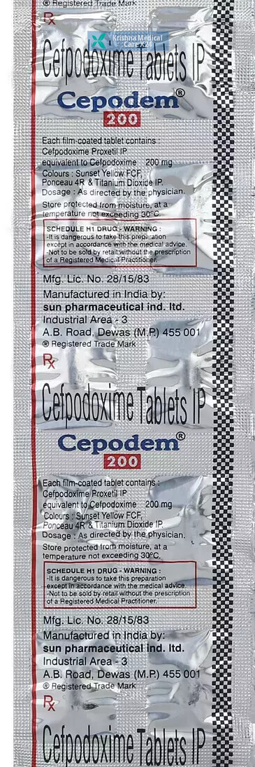 Cepodem 200 Tablet