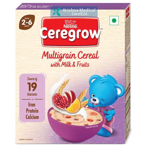 Ceregrow Multigrain Cereal With Milk & Fruits (2-6)