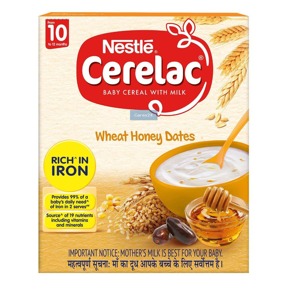 Cerelac Wheat Honey Dates Cereal Powder 10 To 24 Months