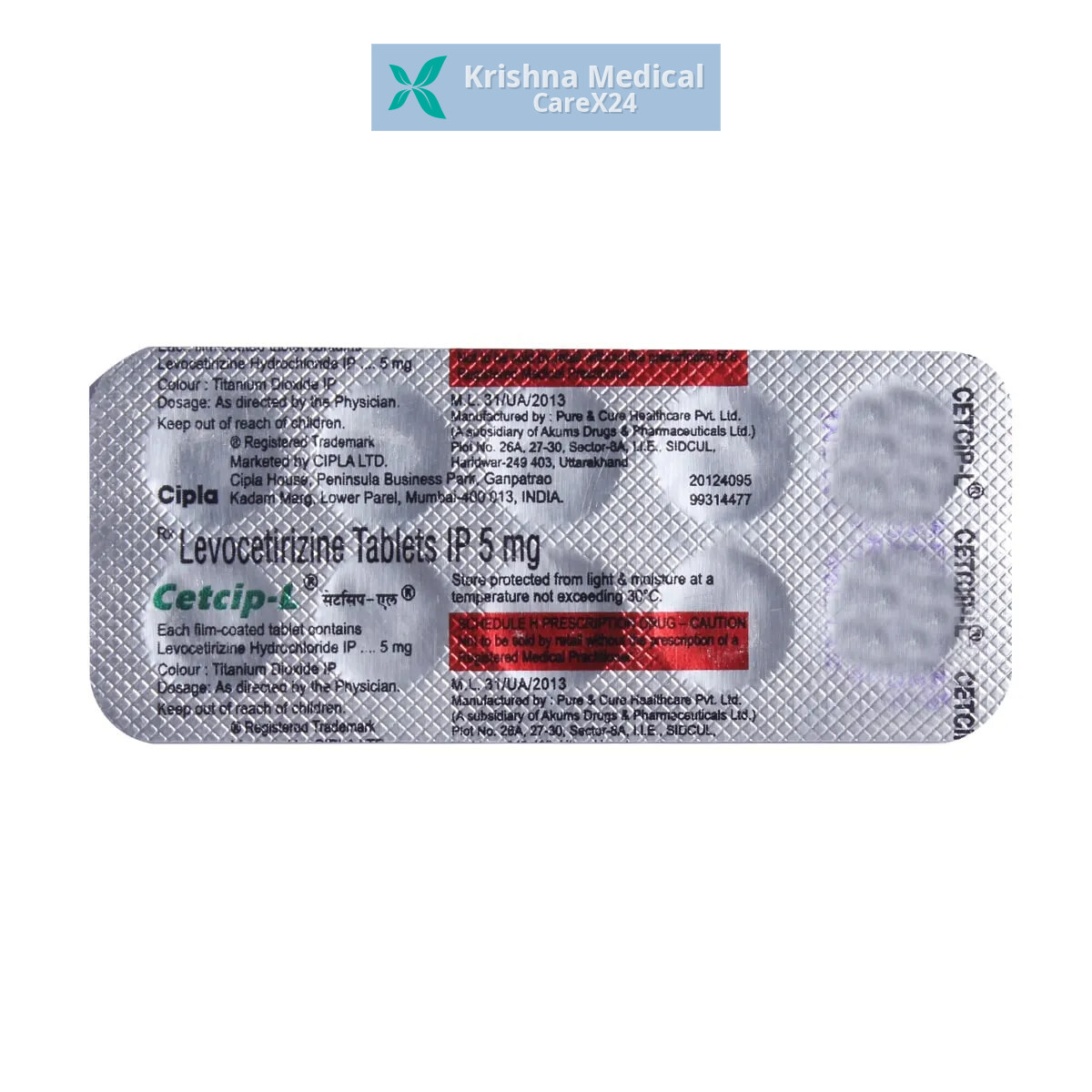 Cetcip L Tablet