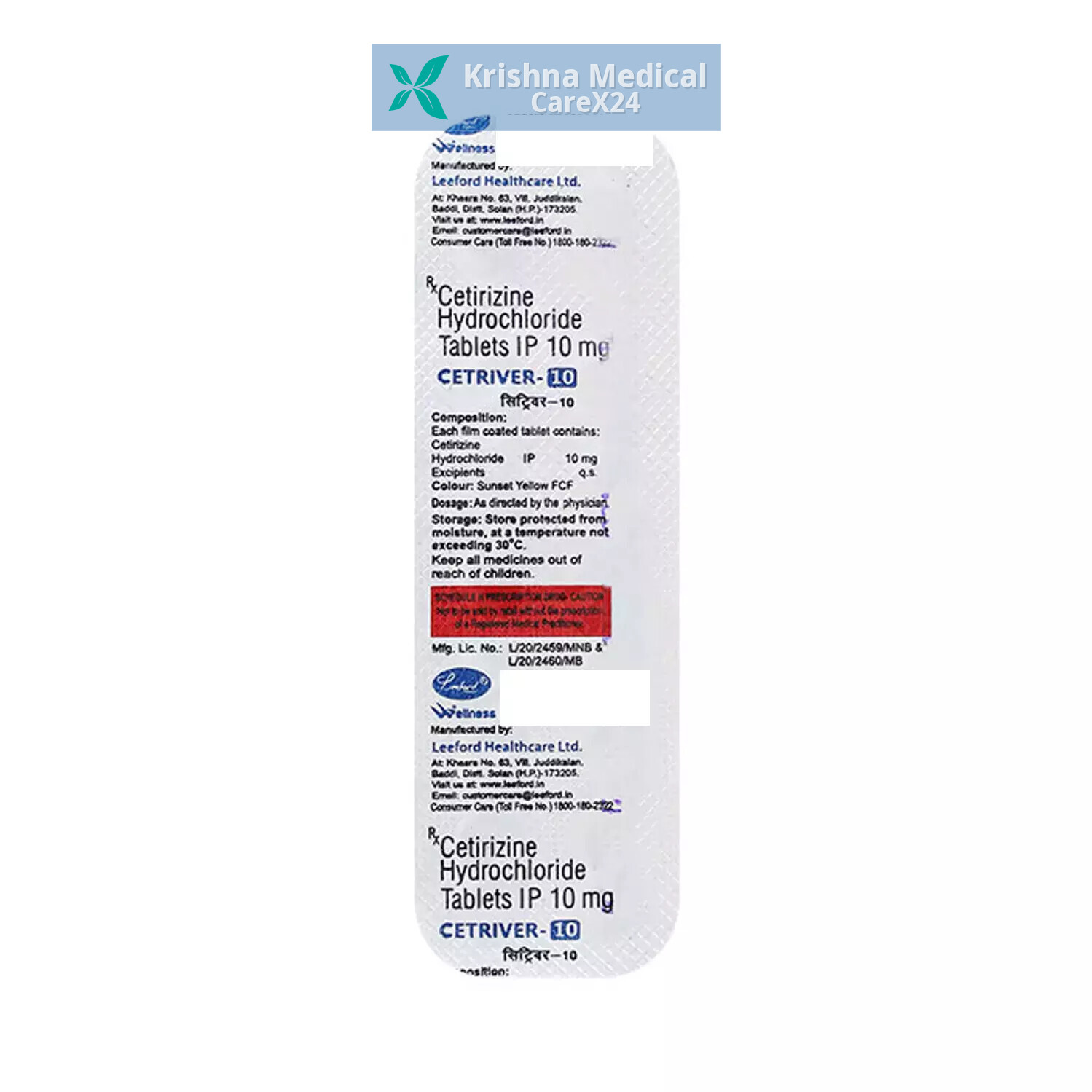 Cetriver 10 Tablet