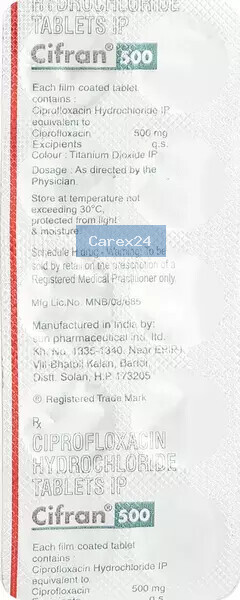 Cifran 500 Tablet
