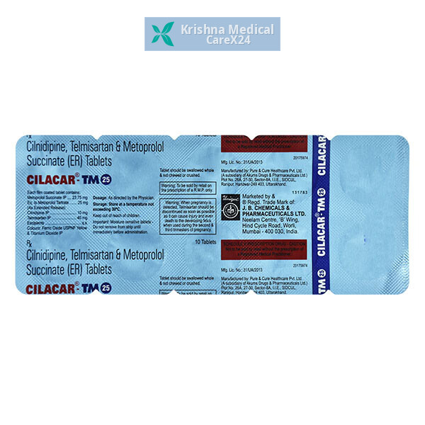 Cilacar TM 25 Tablet