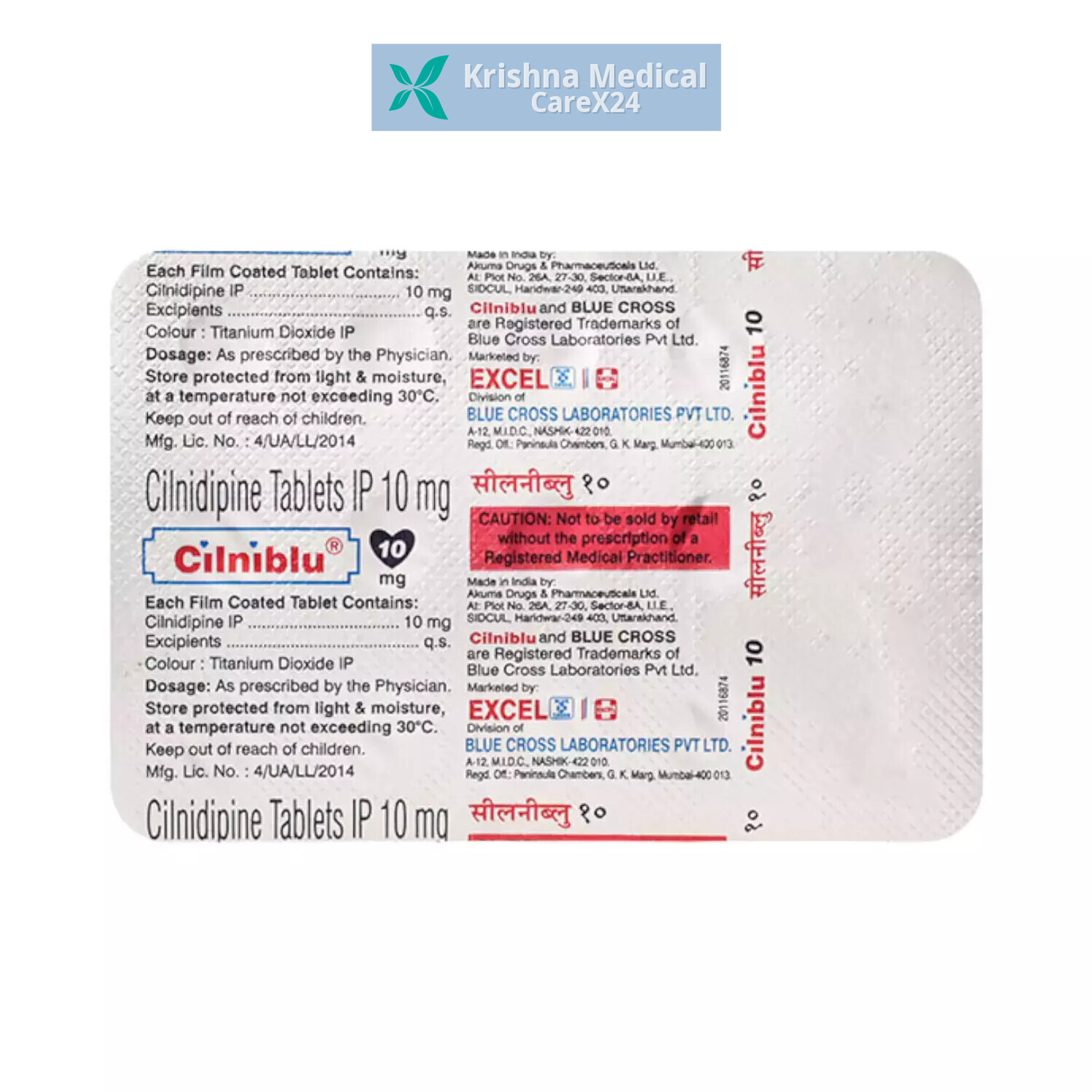 Cilniblu 10 Tablet