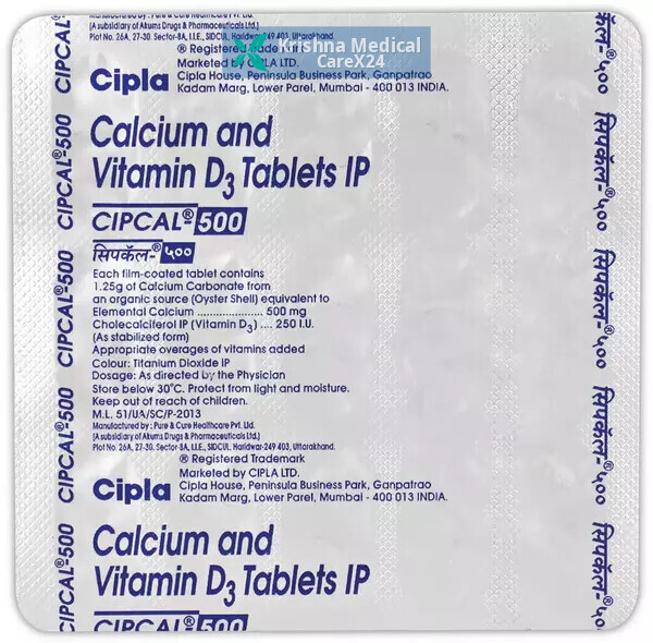 Cipcal 500 Tablet