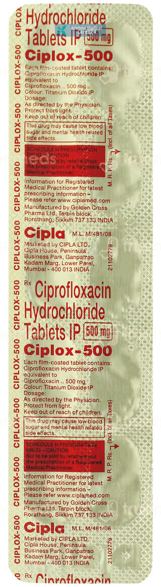 Ciplox 500 Tablet