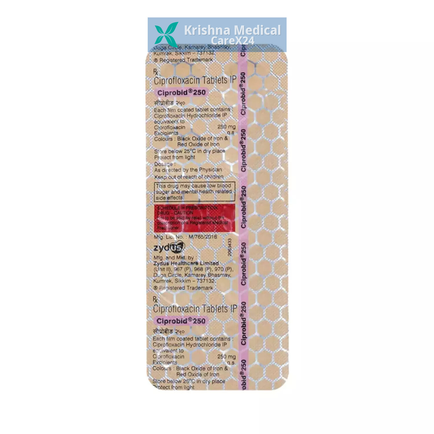 Ciprobid 250 Tablet