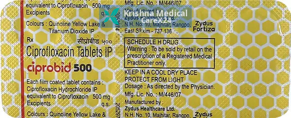 Ciprobid 500 Tablet