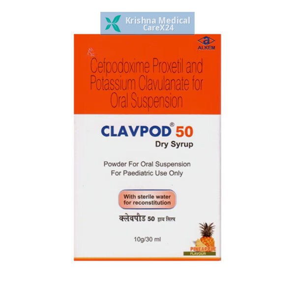 Clavpod 50 Pineapple Dry Syrup
