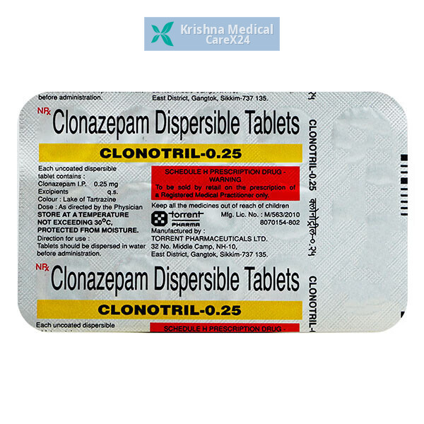 Clonotril 0.25 Tablet