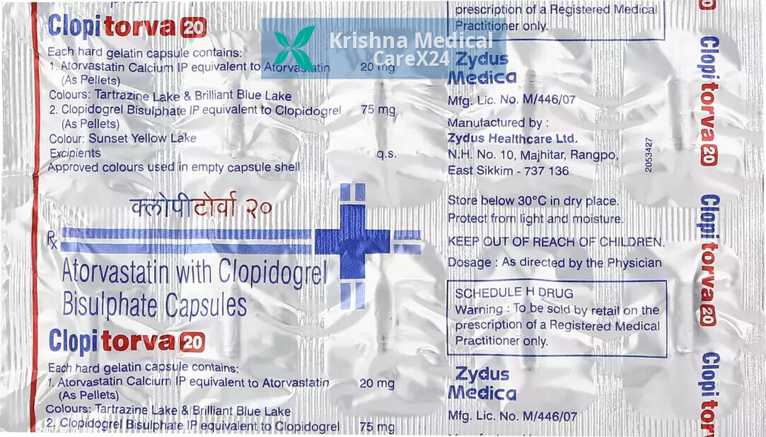 Clopitorva 20 Capsule