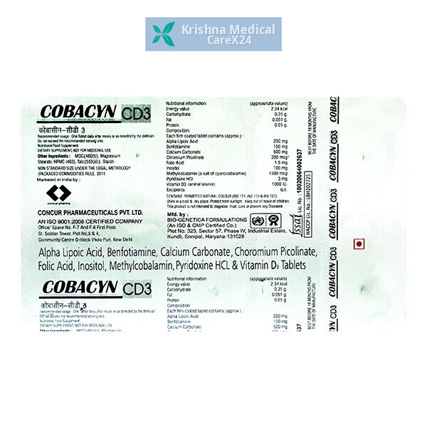 Cobacyn CD3 Tablet