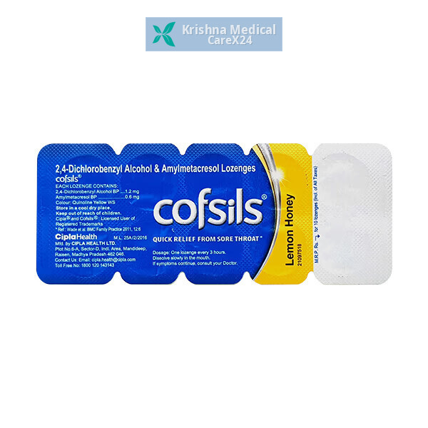 Cofsils Lemon Honey Lozenges