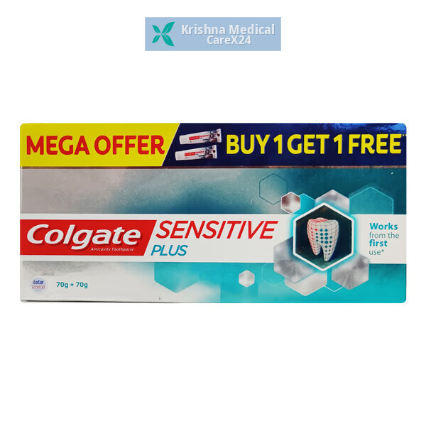 Colgate Sensitive Plus Toothpaste(Buy 1 Get 1 Free)