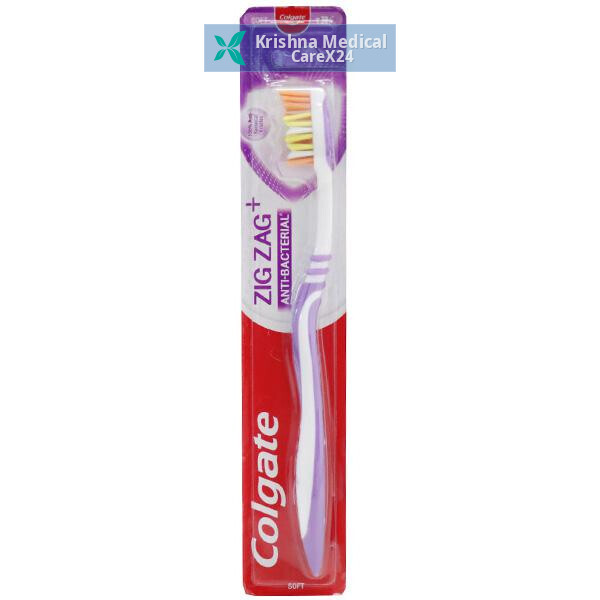 Colgate Zigzag + Anti Bacterial Soft Toothbrush