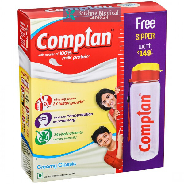 Complan Milk Protein Creamy Classic (Free Sipper)